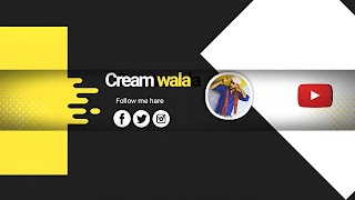 «Cream Wala» youtube banner