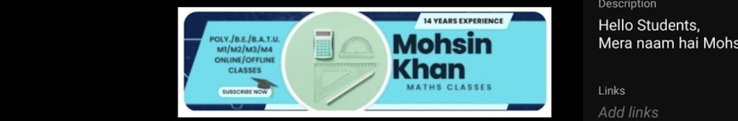 Mohsin Khan Classes 