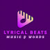 logo Lyrical Beats: Music & Words