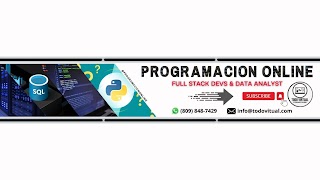 «Programación Online» youtube banner