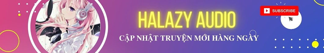 Halazy Audio Banner