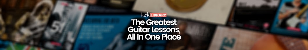 Licklibrary - Online Guitar Lessons Banner