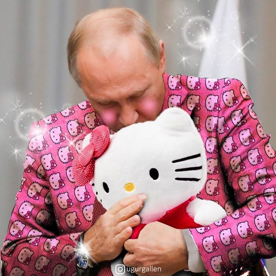 Владимир Путин с Хеллоу Китти