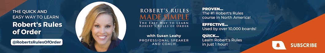 Susan Leahy - Robert's Rules Made Simple