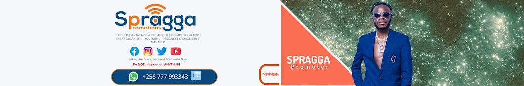 Spragga Promotions Banner