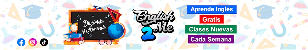 English2Me - Aprende Inglés Fácil y Rápido Banner