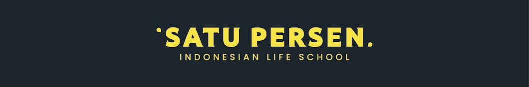 Satu Persen - Indonesian Life School Banner