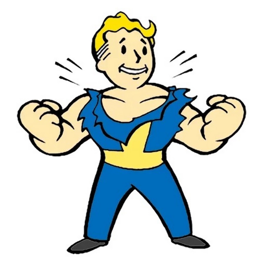 Сила бой. Vault boy. Волтбой Fallout 4. Fallout Vault boy. Fallout Vault boy Стикеры.