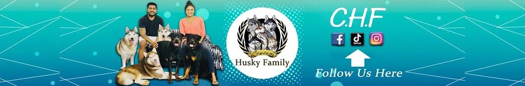 ceylon husky family Banner