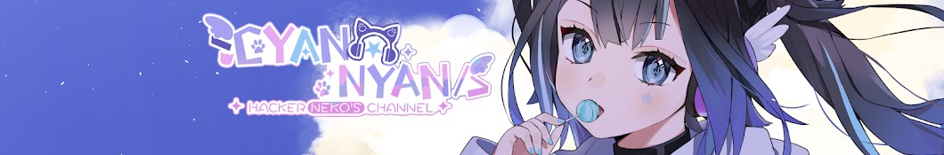Cyan Nyan Ch.  Banner
