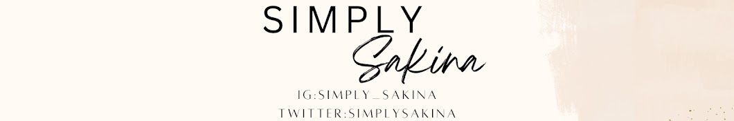 Simply Sakina Banner