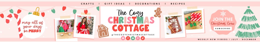 The Cozy Christmas Cottage Banner