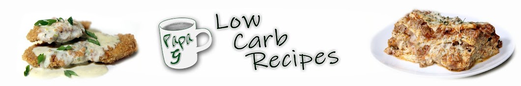 Papa G's Low Carb Recipes Banner