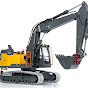 rc excavator sleeping bull