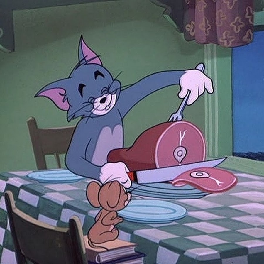 Том ест все вокруг. Том и Джерри 1960. Кот том и мышонок Джерри. Том и Джерри 1976. Том ест Джерри.