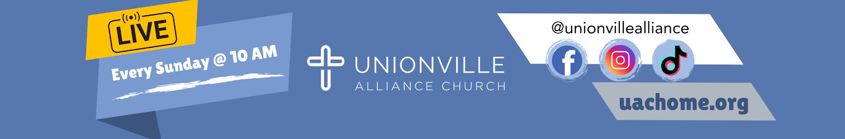 Unionville Alliance Church banner