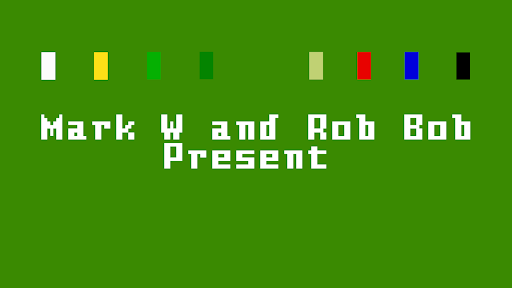 Mark W and Rob Bob Present banner