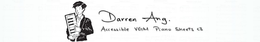 Darren Ang - Accessible VGM Piano Sheets Banner