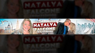 Заставка Ютуб-канала NATALYA FALCONE from FLORIDA USA
