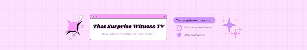 That Surprise Witness TV Banner