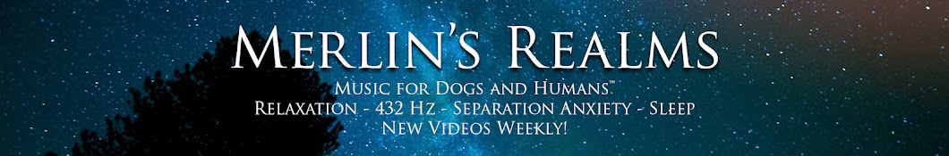 Merlin's Realms - Music for Dogs and Humans Banner