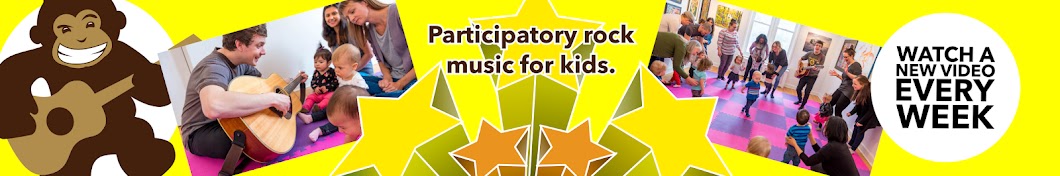 Monkey Rock Music - Kids' Music That Rocks Banner