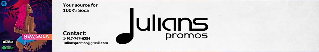 JulianspromosTV | Soca Music Banner