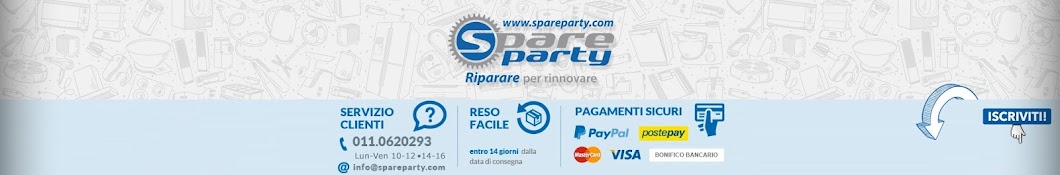 Ricambi per elettrodomestici Online - Spare Party