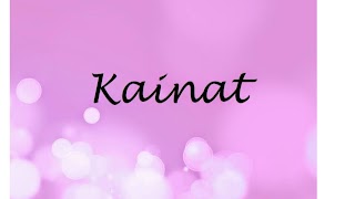 «Life With Kainat» youtube banner