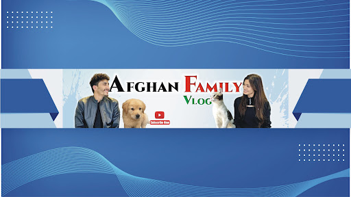 Afghan family vlog banner