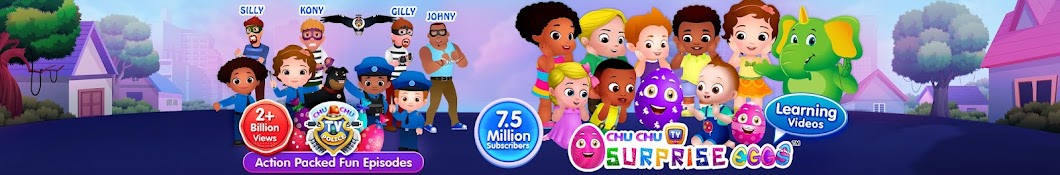 ChuChuTV Learning with Surprise Eggs Banner