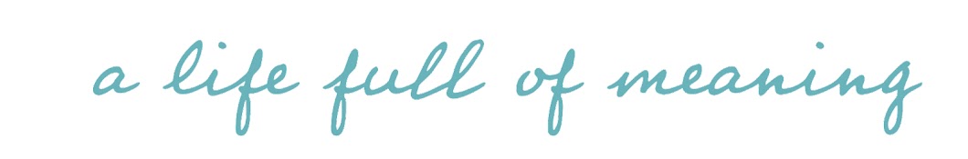 A Life Full of Meaning Banner