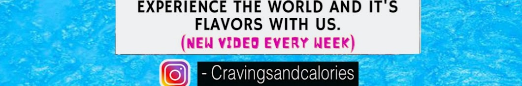 cravingsandcalories vlogs Banner