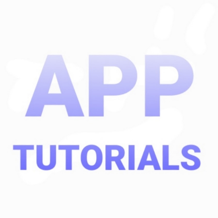 App tutorials youtube