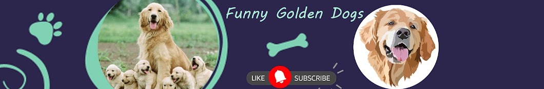 Funny Golden Dogs