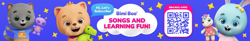 Bimi Boo - Kids Songs for Learning Banner