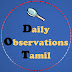 Daily Observations Tamil