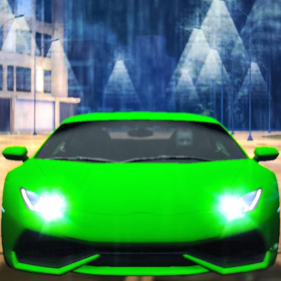 Green Lamborghine