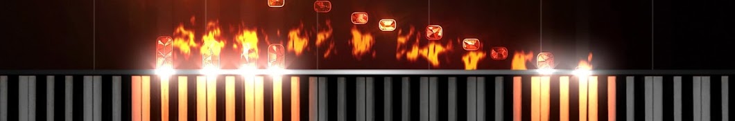 The Flaming Piano Banner