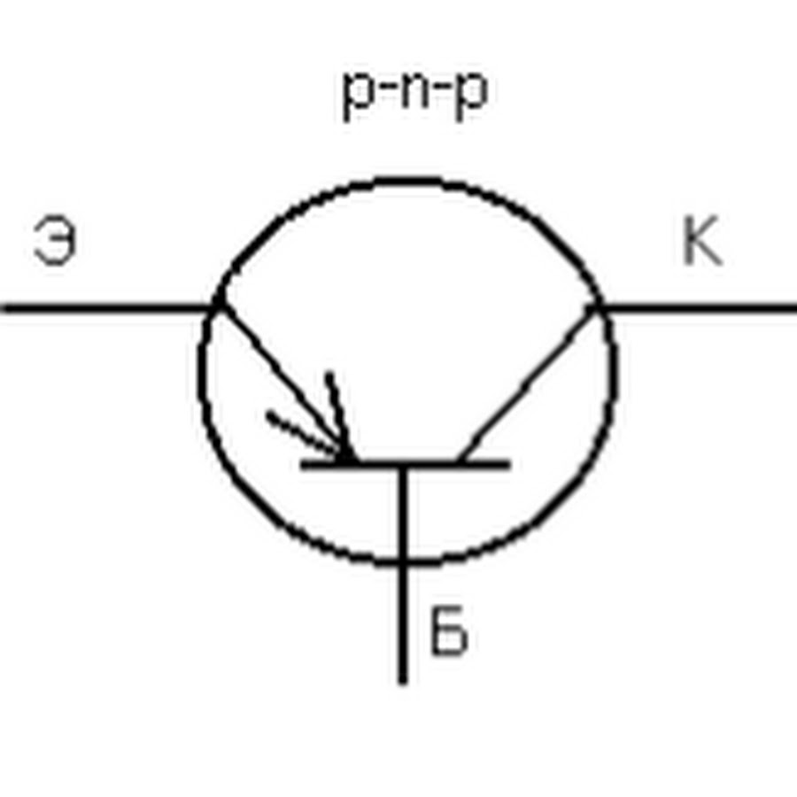 Полупроводниковый транзистор на схеме