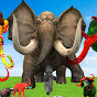 Cartoon Animals Mammoth