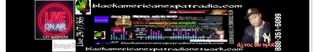 Black American Expat Radio  (dot-com ) Banner