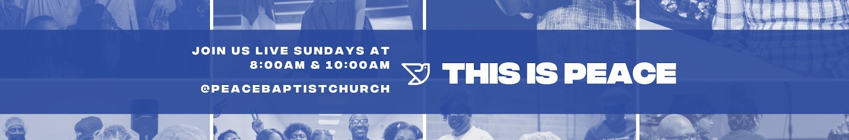 Peace Baptist Church banner