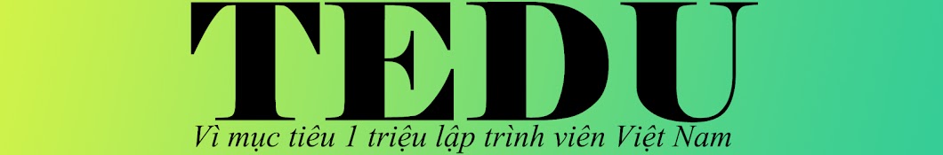 TEDU Channel Banner