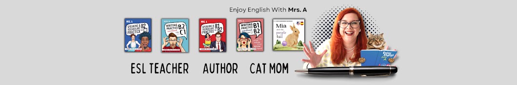 Enjoy English With Mrs. A Banner