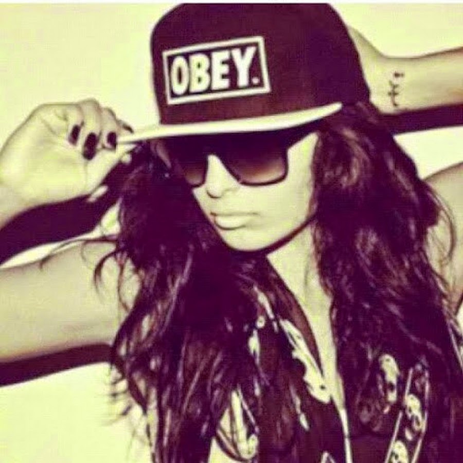 swag girl with obey cap