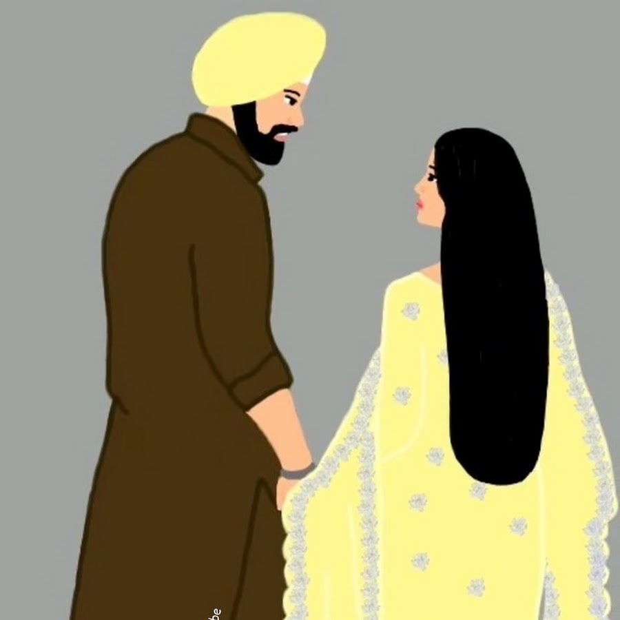 Latest new cute punjabi couple hit funny status - YouTube