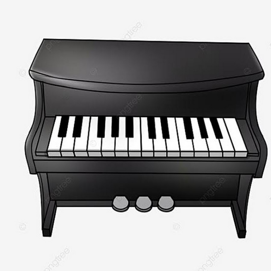 Картинка мультяшная пианино
