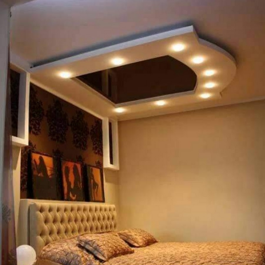 гипсокартон с подсветкой в спальне фото