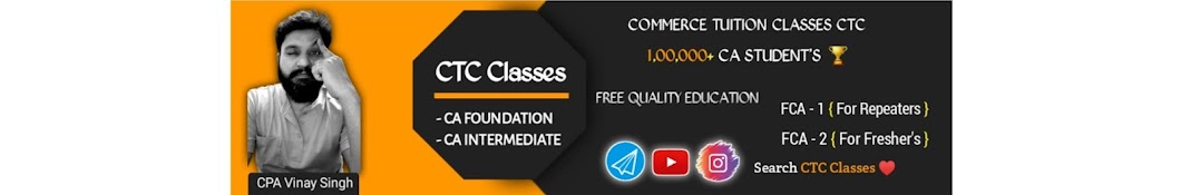 Commerce Tuition Classes CTC Banner